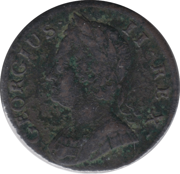 1745 HALFPENNY ( FINE ) - HALFPENNY - Cambridgeshire Coins