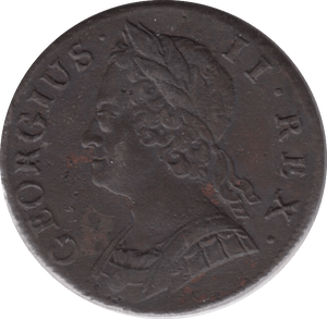 1745 HALFPENNY ( GVF ) - Halfpenny - Cambridgeshire Coins