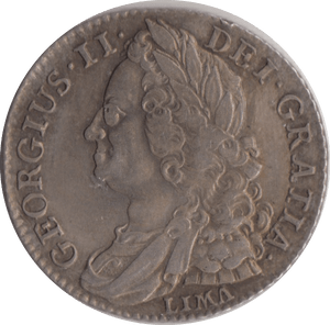 1745 SHILLING ( GVF ) - SHILLING - Cambridgeshire Coins