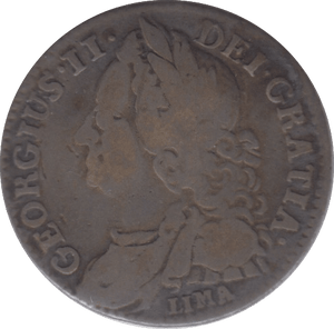 1745 SIXPENCE ( FINE ) LIMA - Sixpence - Cambridgeshire Coins