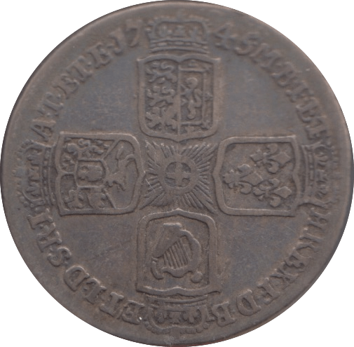 1745 SIXPENCE ( GF ) - Sixpence - Cambridgeshire Coins