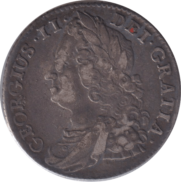 1745 SIXPENCE ( GVF ) - SIXPENCE - Cambridgeshire Coins