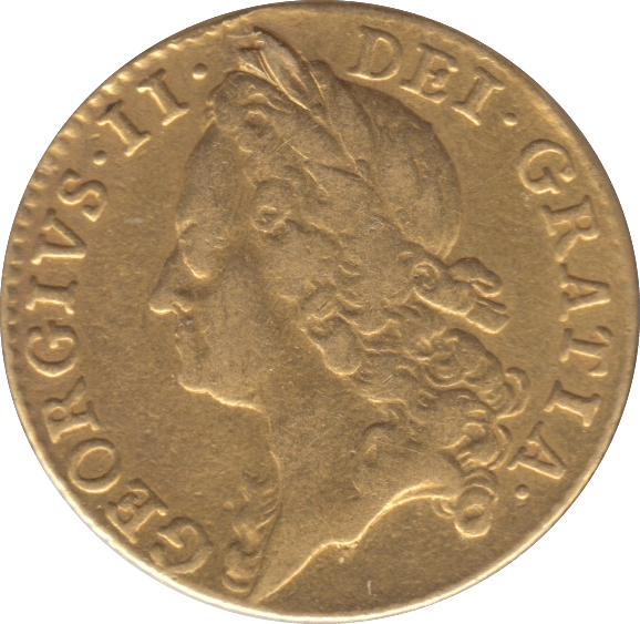 1746 GOLD ONE GUINEA ( VF ) - Guineas - Cambridgeshire Coins