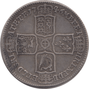 1746 HALFCROWN ( VF ) LIMA (Copy) - HALFCROWN - Cambridgeshire Coins