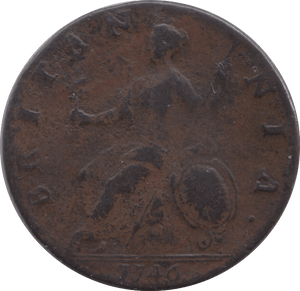 1746 HALFPENNY ( FAIR ) - Halfpenny - Cambridgeshire Coins