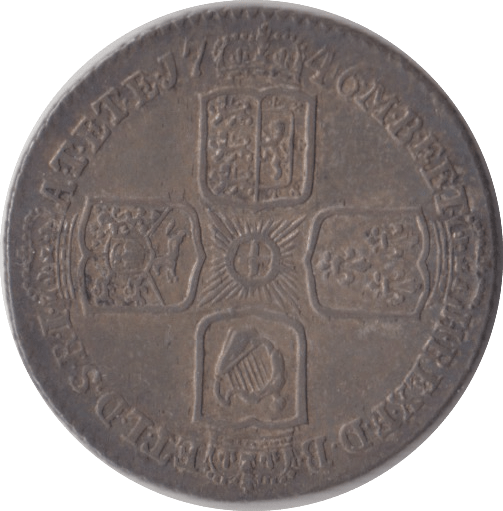 1746 SIXPENCE ( EF ) - SIXPENCE - Cambridgeshire Coins