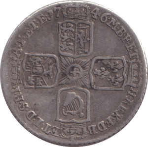 1746 SIXPENCE ( FINE ) - SIXPENCE - Cambridgeshire Coins