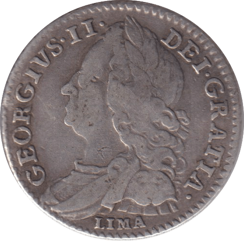 1746 SIXPENCE ( FINE ) - SIXPENCE - Cambridgeshire Coins