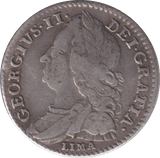 1746 SIXPENCE ( FINE ) - SIXPENCE - Cambridgeshire Coins