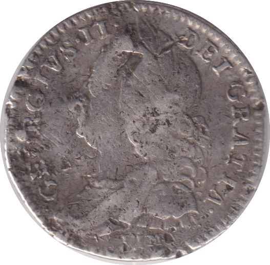 1746 SIXPENCE ( NF ) - SIXPENCE - Cambridgeshire Coins