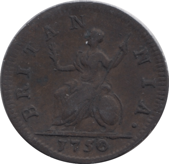 1750 FARTHING ( GF ) - Farthing - Cambridgeshire Coins