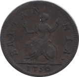 1750 FARTHING ( GF ) - Farthing - Cambridgeshire Coins