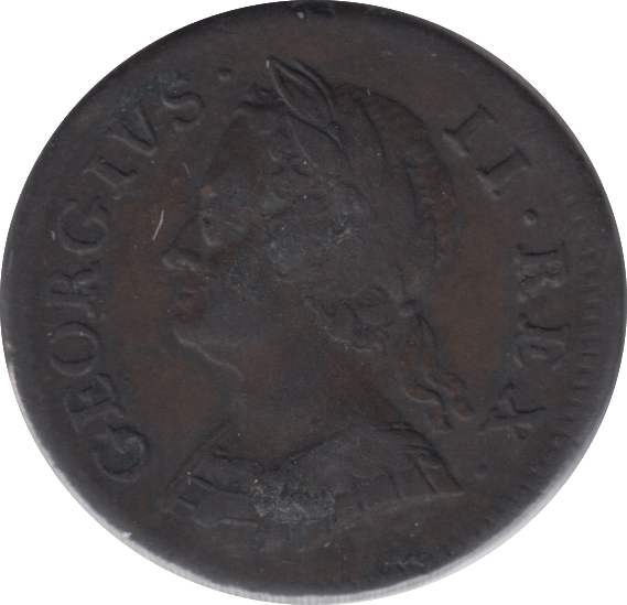 1750 FARTHING ( GF ) - Farthing - Cambridgeshire Coins