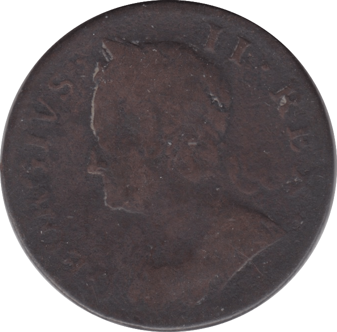 1753 HALFPENNY ( FINE ) - HALFPENNY - Cambridgeshire Coins