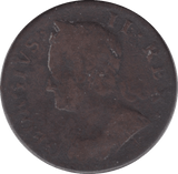 1753 HALFPENNY ( FINE ) - HALFPENNY - Cambridgeshire Coins