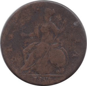 1753 HALFPENNY ( FINE ) - HALFPENNY - Cambridgeshire Coins