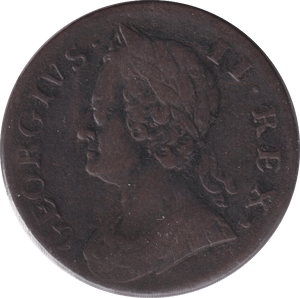 1753 HALFPENNY ( FINE ) - HALFPENNY - Cambridgeshire Coins