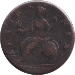 1753 HALFPENNY ( FINE ) - HALFPENNY - Cambridgeshire Coins