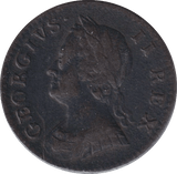 1754 FARTHING ( GF ) - FARTHING - Cambridgeshire Coins