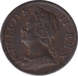 1754 FARTHING ( VF ) - FARTHING - Cambridgeshire Coins