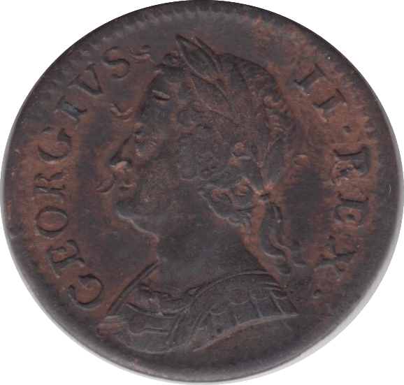 1754 FARTHING ( VF ) - Farthing - Cambridgeshire Coins