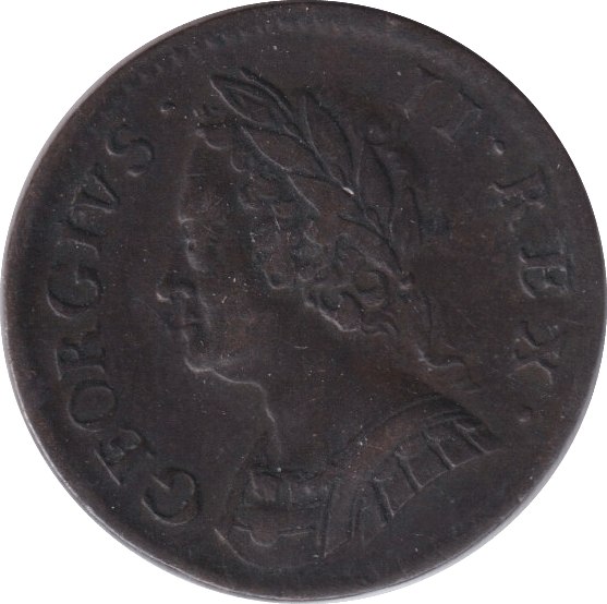 1754 FARTHING ( VF ) - FARTHING - Cambridgeshire Coins