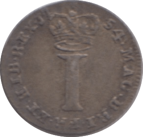 1754 MAUNDY ONE PENNY ( GVF ) - MAUNDY ONE PENNY - Cambridgeshire Coins