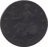 1757 HALFPENNY ( NF ) - Halfpenny - Cambridgeshire Coins