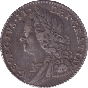 1757 SIXPENCE ( GVF ) - SIXPENCE - Cambridgeshire Coins