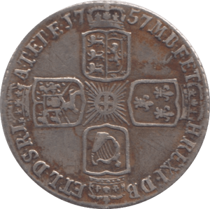 1757 SIXPENCE ( VF ) - Sixpence - Cambridgeshire Coins