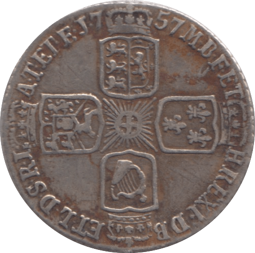 1757 SIXPENCE ( VF ) - Sixpence - Cambridgeshire Coins