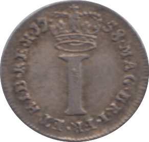 1758 MAUNDY ONE PENNY ( EF ) - MAUNDY ONE PENNY - Cambridgeshire Coins