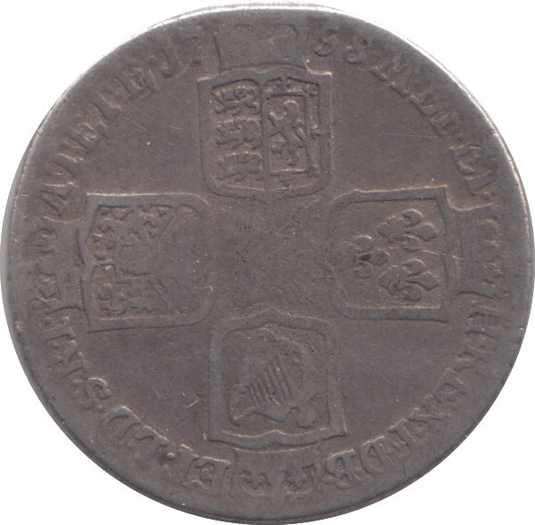 1758 SHILLING ( FINE ) - Shilling - Cambridgeshire Coins