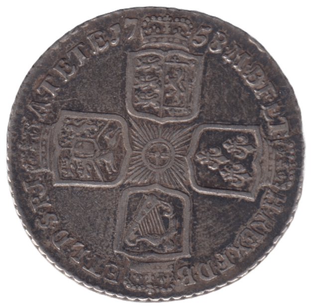 1758 SHILLING ( VF ) - Shilling - Cambridgeshire Coins