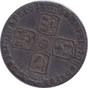 1758 SIXPENCE ( EF ) - SIXPENCE - Cambridgeshire Coins