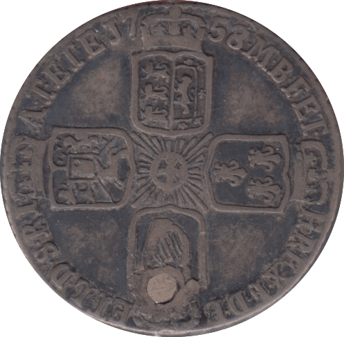 1758 SIXPENCE ( FINE ) - Sixpence - Cambridgeshire Coins