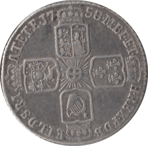 1758 SIXPENCE ( GF ) - Sixpence - Cambridgeshire Coins