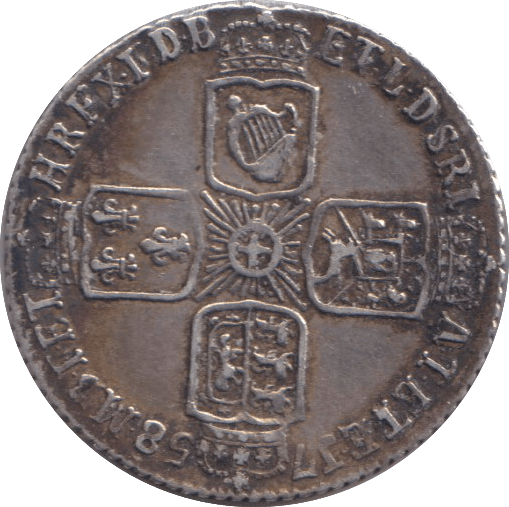 1758 SIXPENCE ( GVF ) - SIXPENCE - Cambridgeshire Coins