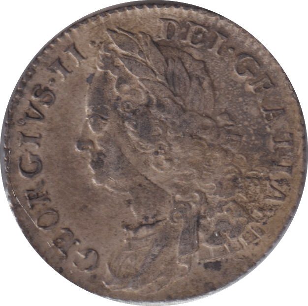 1758 SIXPENCE ( GVF ) - SIXPENCE - Cambridgeshire Coins