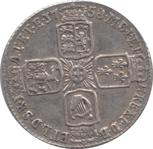 1758 SIXPENCE ( VF ) - SIXPENCE - Cambridgeshire Coins