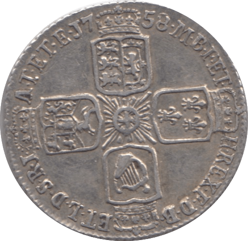 1758 SIXPENCE ( VF ) - SIXPENCE - Cambridgeshire Coins