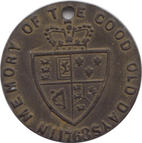 1762 HALF GUINEA GAMING TOKEN - GAMING TOKEN - Cambridgeshire Coins