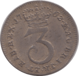 1762 MAUNDY THREEPENCE ( EF ) - MAUNDY THREEPENCE - Cambridgeshire Coins