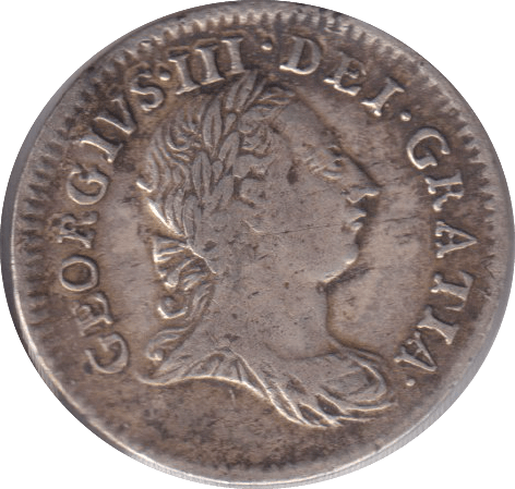 1763 MAUNDY FOURPENCE ( VF ) - MAUNDY FOURPENCE - Cambridgeshire Coins