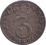 1763 MAUNDY THREEPENCE ( EF ) - MAUNDY THREEPENCE - Cambridgeshire Coins