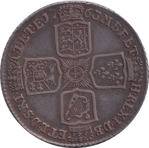 1763 SIXPENCE ( GVF ) - SIXPENCE - Cambridgeshire Coins