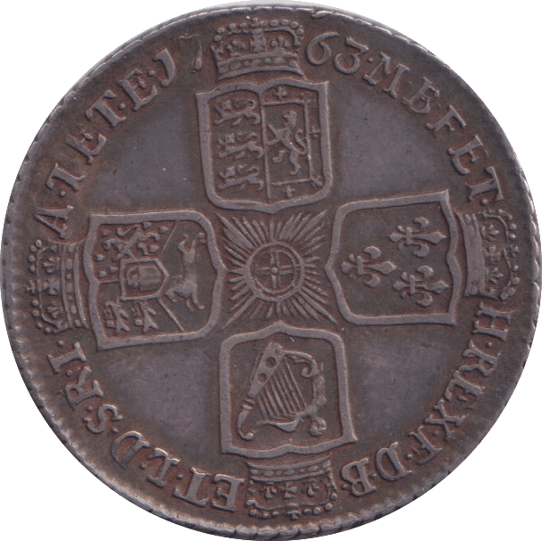 1763 SIXPENCE ( GVF ) - SIXPENCE - Cambridgeshire Coins