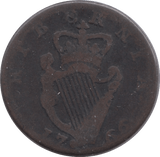 1766 IRELAND HALFPENNY - Farthing - Cambridgeshire Coins