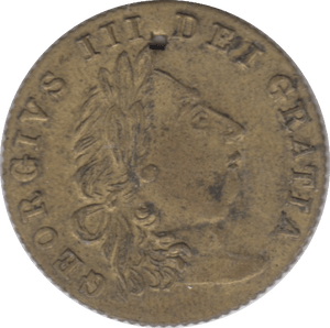 1768 HALF GUINEA GAMING TOKEN - GAMING TOKEN - Cambridgeshire Coins