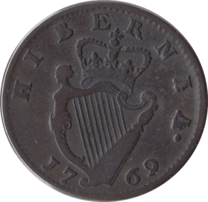 1769 HALFPENNY IRELAND - WORLD COINS - Cambridgeshire Coins